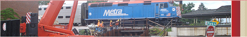 Metra Crossing at Deerfield, Illinois Pedestrian Tunnel
