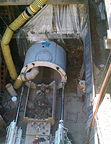 Tunneling Operation at Hermitage Avenue