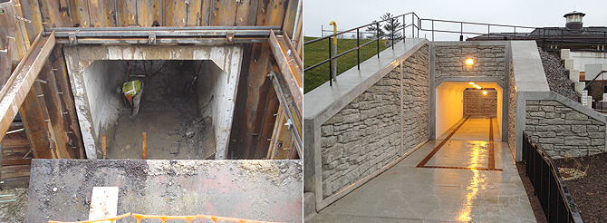Deerfield, Illinois Pedestrian Tunnel